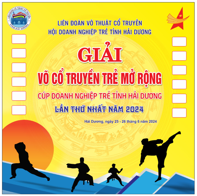 Giải Võ cổ truyền trẻ mở rộng - Cup Doanh nghiệp trẻ tỉnh Hải Dương lần thứ nhất năm 2024