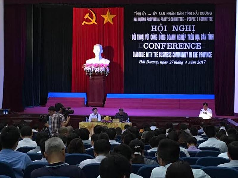 Chuẩn bị tổ chức Hội nghị đối thoại với cộng đồng doanh nghiệp trên địa bàn tỉnh năm 2018