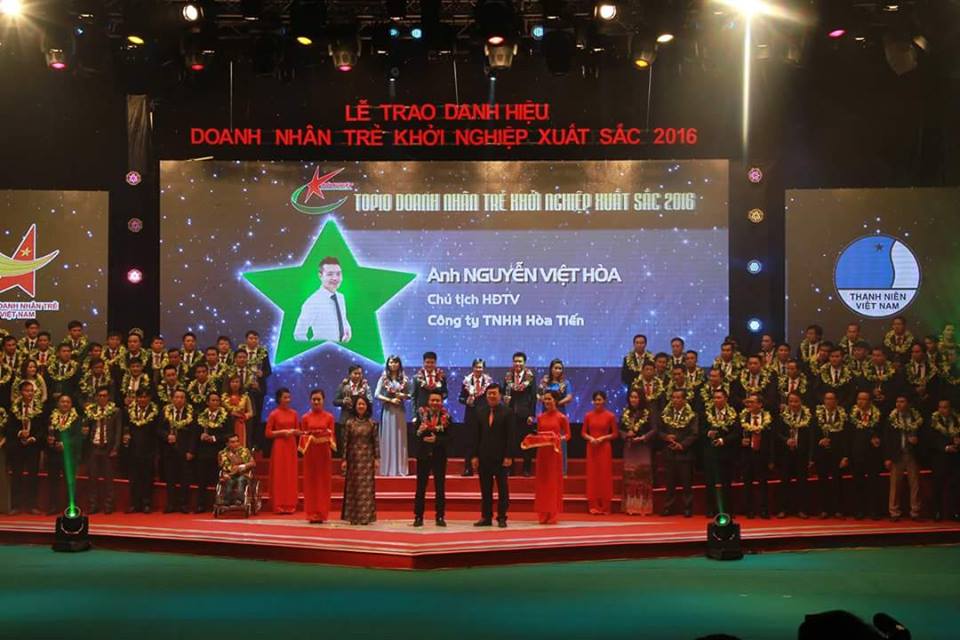 Top 10 toàn quốc Doanh nhân trẻ khởi nghiệp xuất sắc 2016